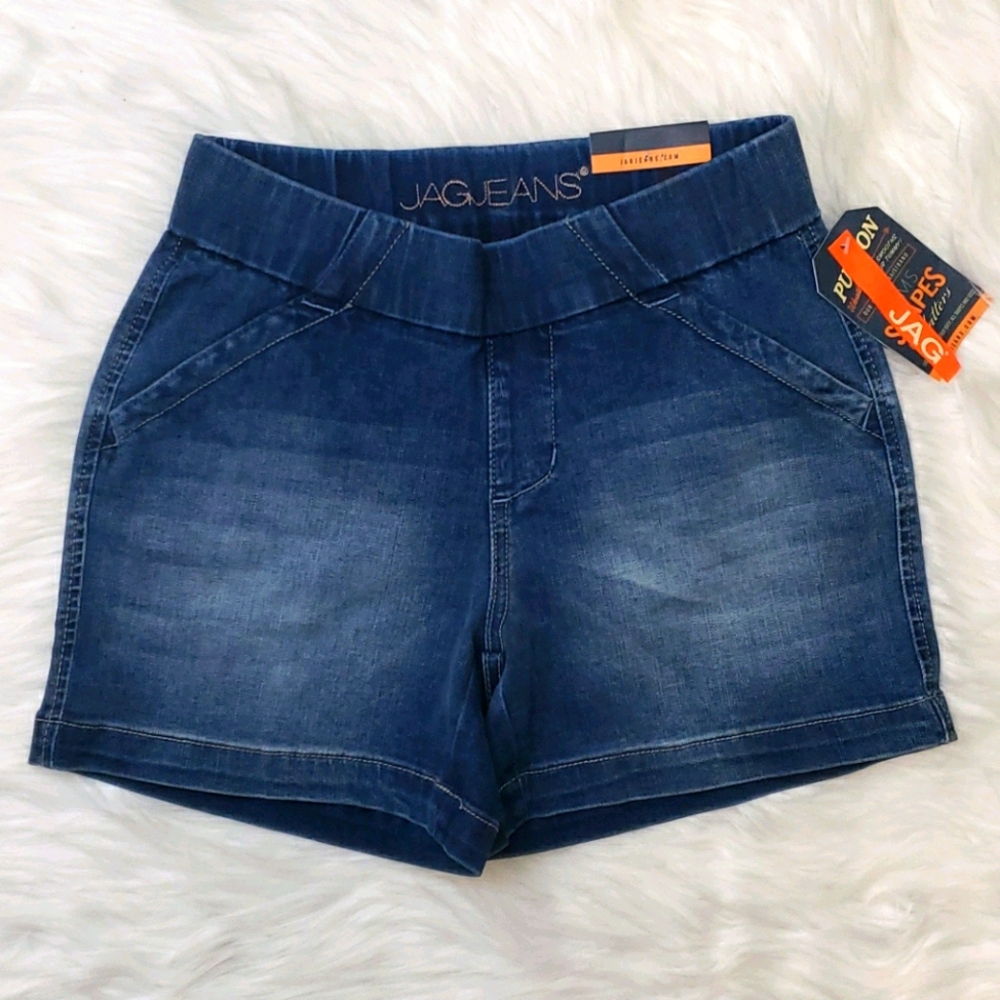 Jag Jeans Women's Dark Blue Denim Jean Shorts